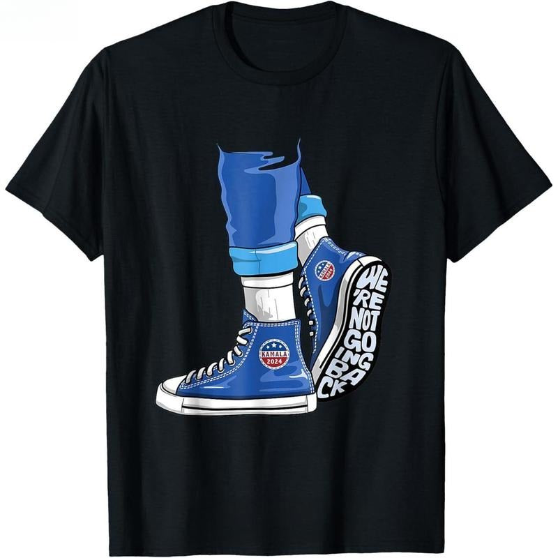 Kamala Harris Walz Waltz 2024 We Are Not Going Back Harris T-Shirt Hoodie, Sweatshirt | UrbanDripWear.com