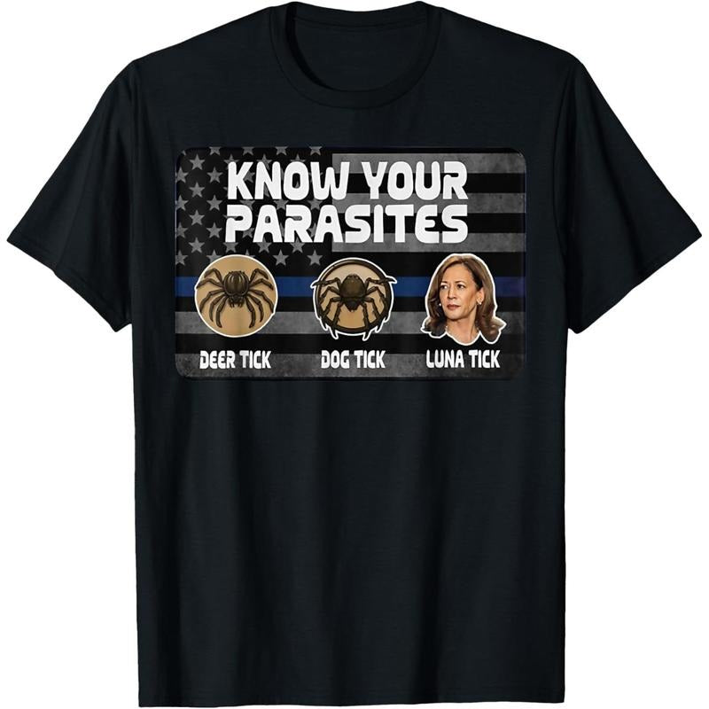 Kamala Know Your Parasites Deer Tick Dog Tick Luna Tick T-Shirt made in usa Hoodie, Sweatshirt | UrbanDripWear.com