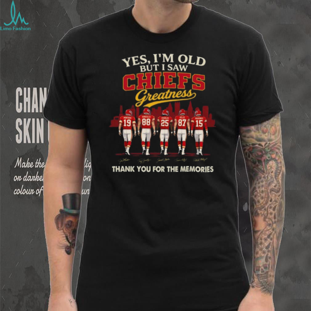 Kansas City Chiefs Greatness Montana Gonzalez Charles Kelce Mahomes Vintage Men T Shirt