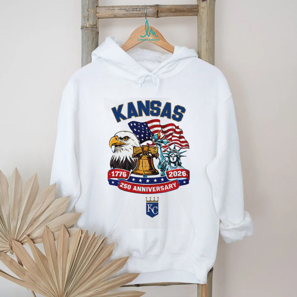 Kansas City Royals 250th Anniversary 1776 2026 Patriotic Baseball Jersey T Shirt