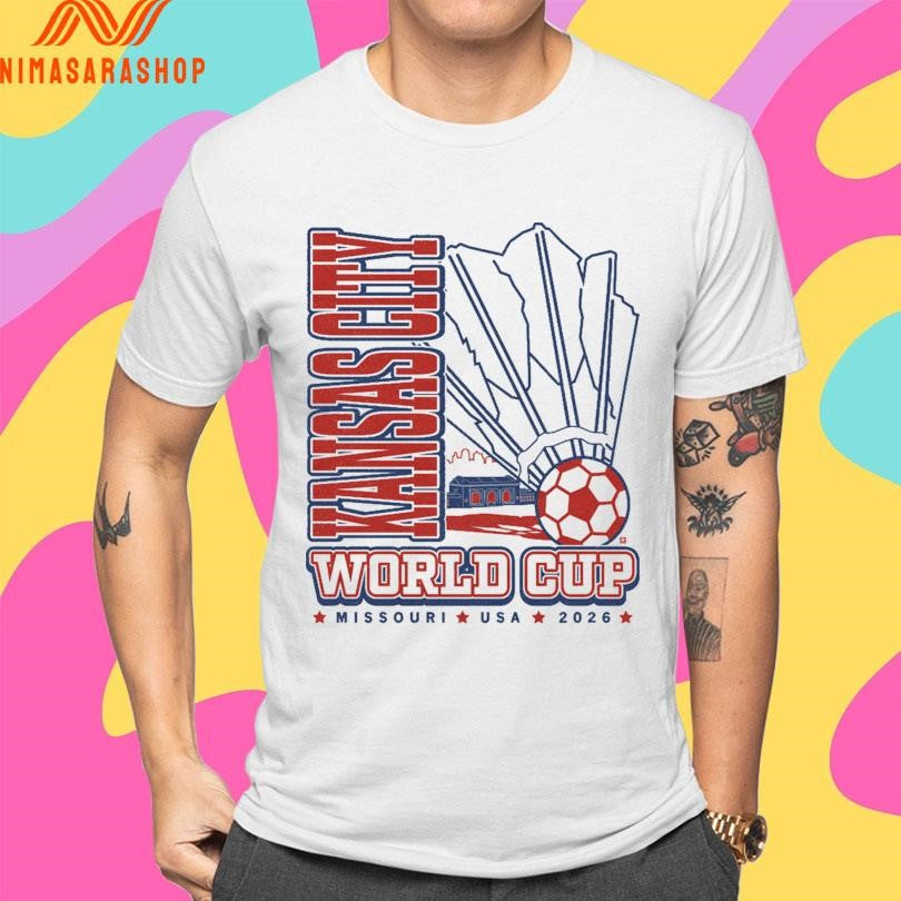 Kansas City World Cup Missouri USA 2026 Shuttlecock Max Collegiate Shirts