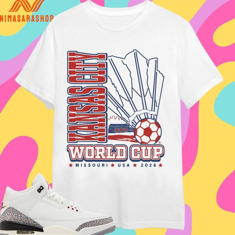 Kansas City World Cup Missouri USA 2026 Shuttlecock Max Collegiate Shirts