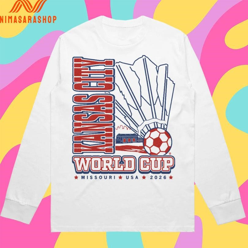 Kansas City World Cup Missouri USA 2026 Shuttlecock Max Collegiate Shirts