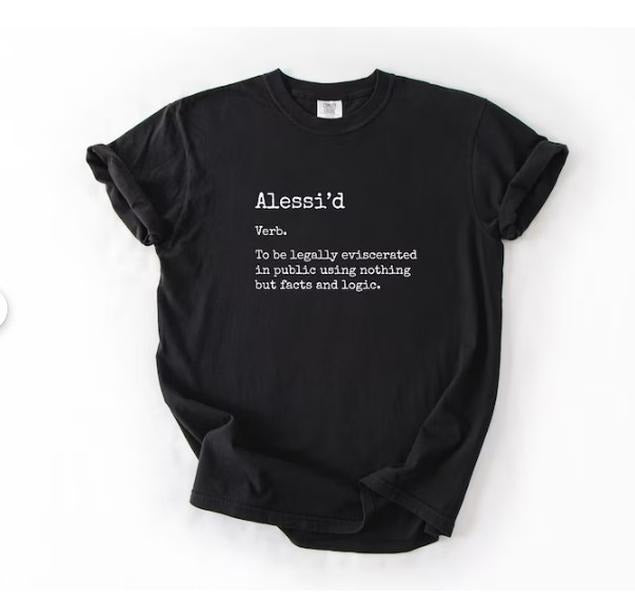 Karen Read Trial, True Crime Trial Shirt, Alessi'd Defense Lawyer T-Shirt Hoodie, Sweatshirt | UrbanDripWear.com