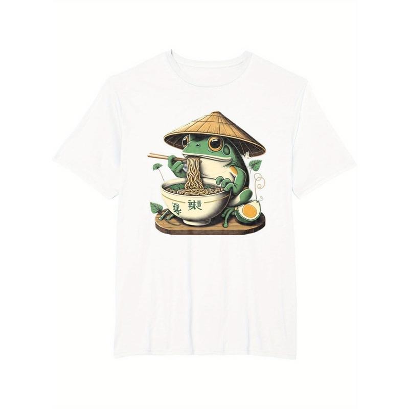 Kawaii Frog Ramen Anime Lover's T-Shirt