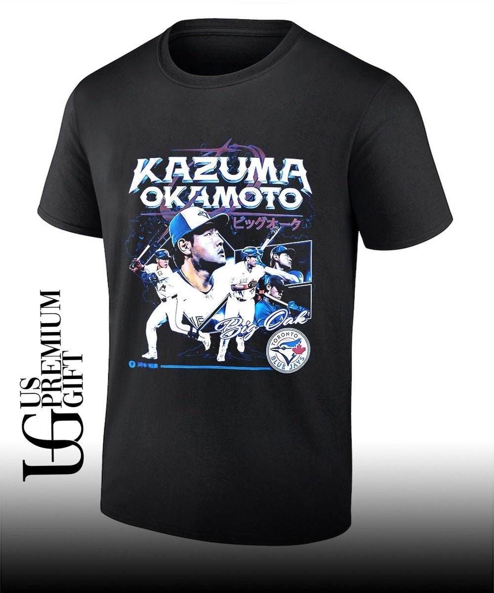 Kazuma Okamoto Toronto Blue Jays baseball 2026 signture shirt