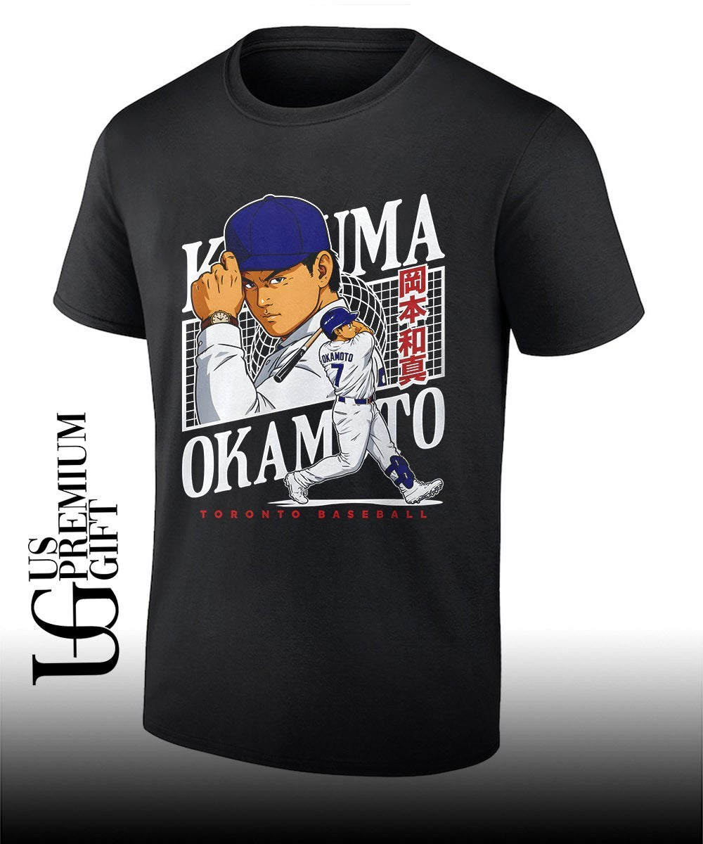 Kazuma Okamoto Yomiuri 7 Toronto Blue Jays Baseball shirt