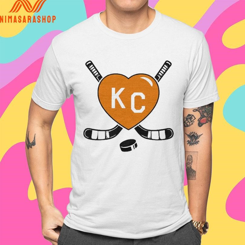 Kc Mavs Hockey Stick Heart Vintage Shirts