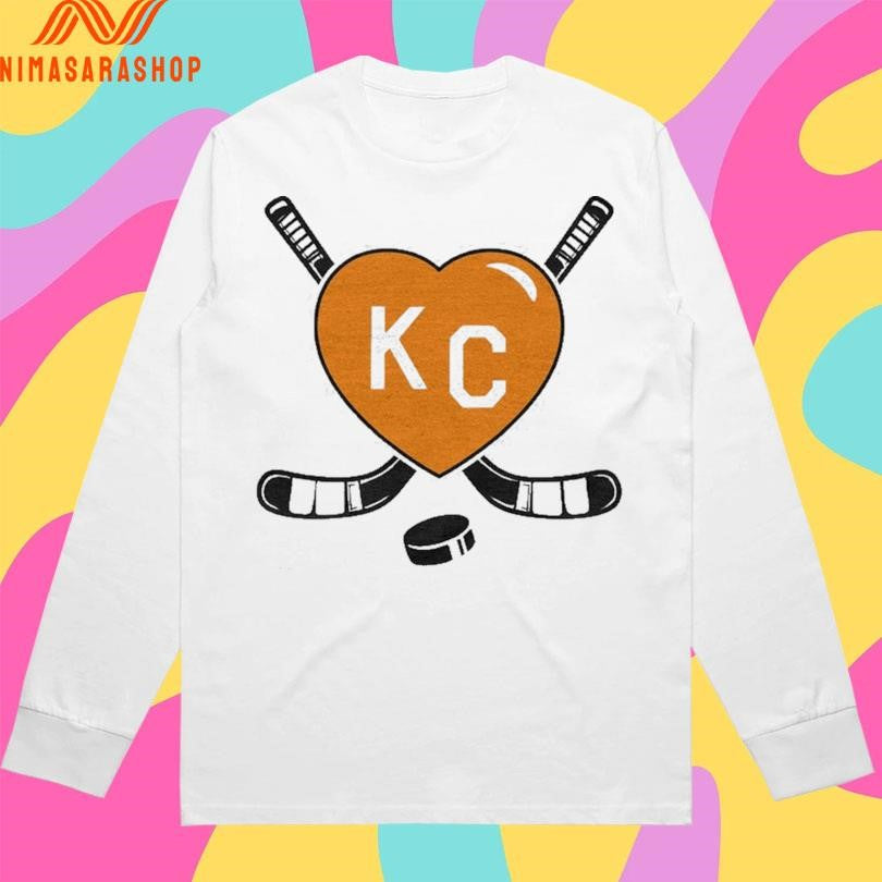 Kc Mavs Hockey Stick Heart Vintage Shirts