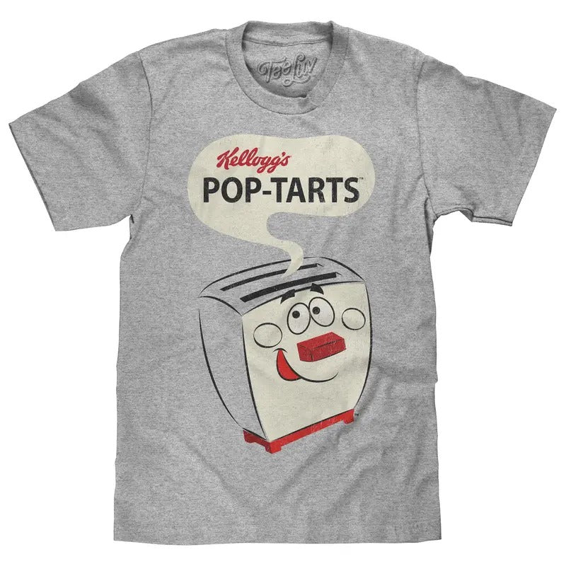 Kellogg's Frosted Pop Tarts Vintage Toaster T-Shirt - Athletic Gray Heather Hoodie, Sweatshirt | UrbanDripWear.com