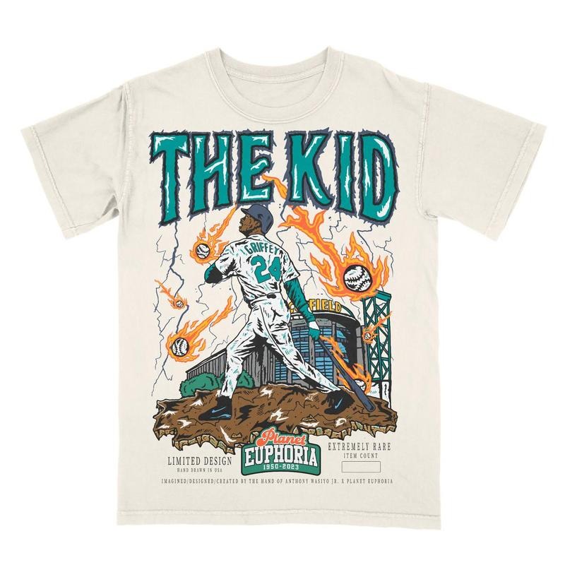 Ken Griffey Seattle Classic Edition Planet Euphoria Shirt, Vintage 90s Unisex Tee Various Sizes and Colors Hoodie, Sweatshirt