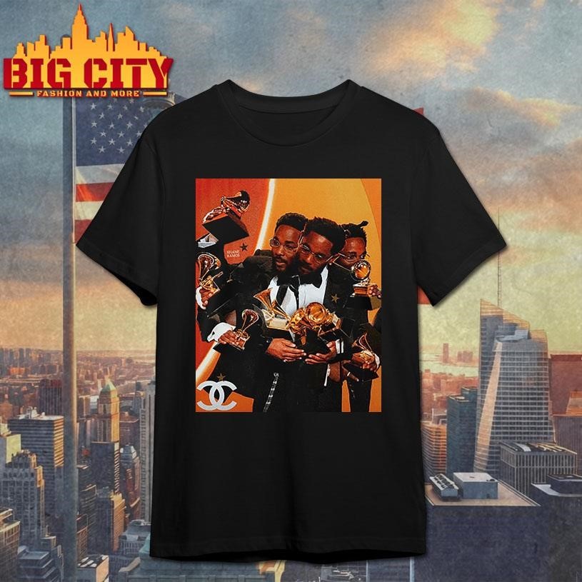 Kendrick Lamar 5 Grammys A Night Shirt