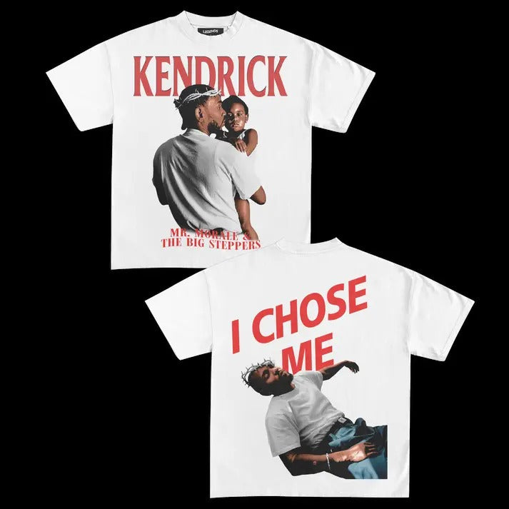 Kendrick Lamar I Chose Me Tee Retro Cotton T-Shirt Hoodie, Sweatshirt | UrbanDripWear.com