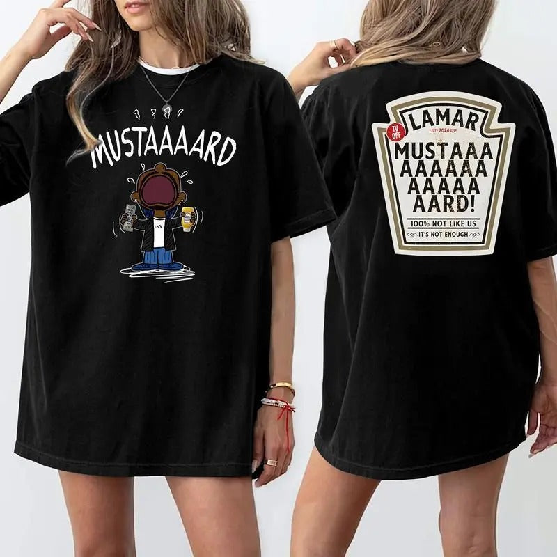 Kendrlck Lamar Mustard T-Shirt, GNX KDot Shirts, TV Off, Trending Shirt 25, Gift For Women-Men, Shirt Mustaaaa Hoodie,...