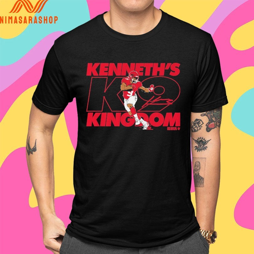Kenneth Walker III Kenneth’s Kingdom K9 Shirts