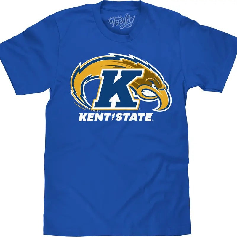 Kent State University Flash the Golden Eagle T-Shirt - Royal Blue Hoodie, Sweatshirt | UrbanDripWear.com