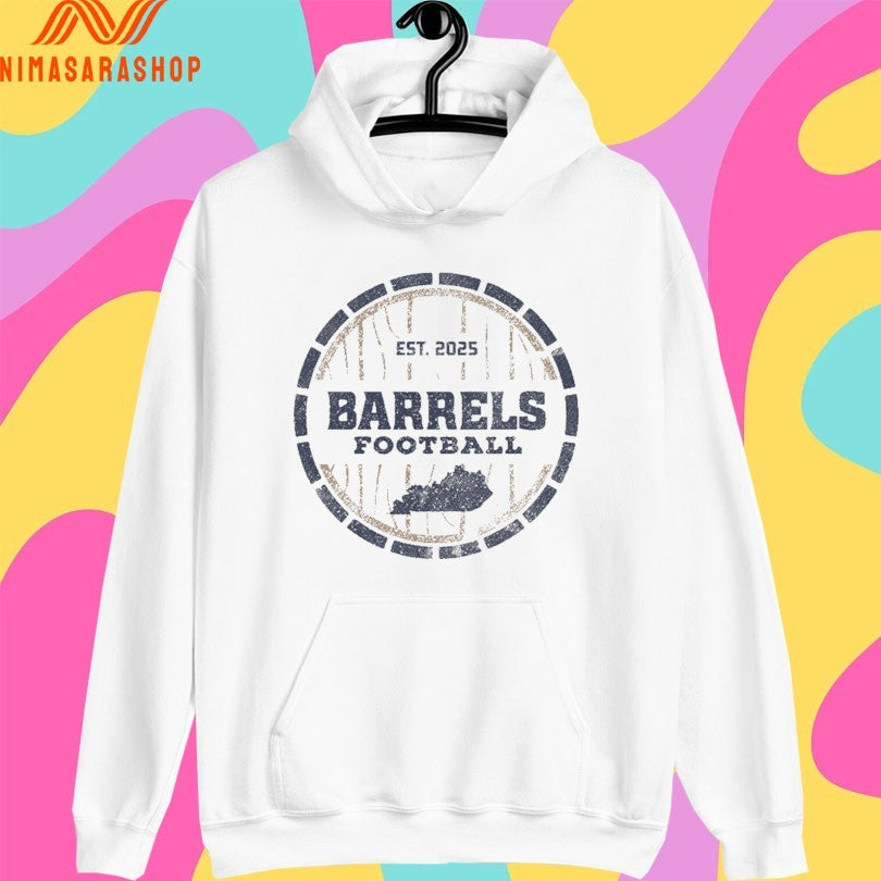 Kentucky Barrels Distillery Circle Youth Football Est 2025 Shirts