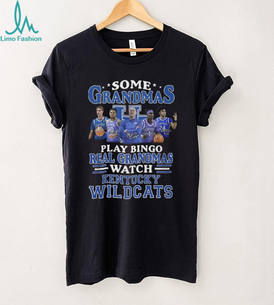 Kentucky Wildcats Basketball “Some Grandmas Play Bingo Real Grandmas Watch” T Shirt