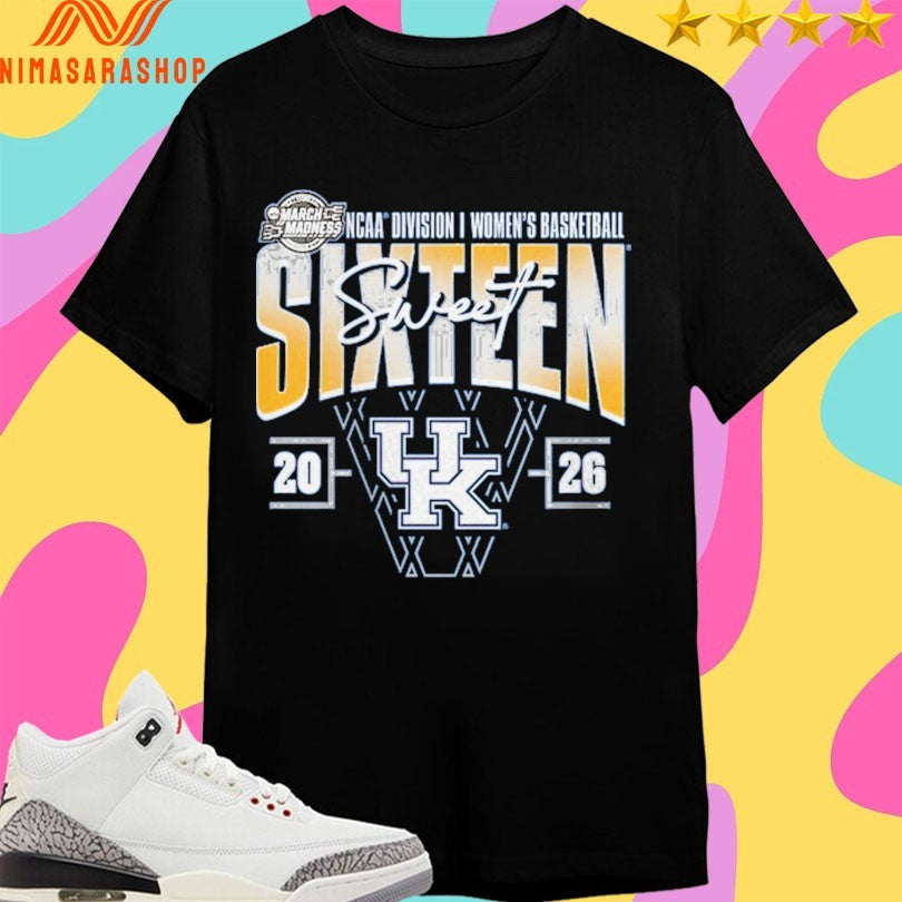 Kentucky Wildcats NCAA Division I Women’s Basketball Sixteen Sweet 2026 March Madness Shirts