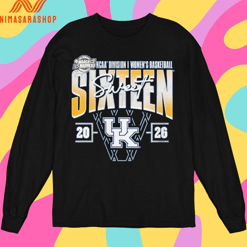 Kentucky Wildcats NCAA Division I Women’s Basketball Sixteen Sweet 2026 March Madness Shirts