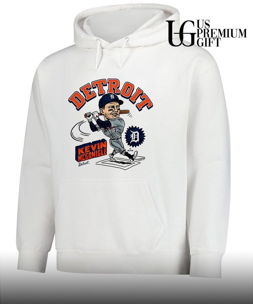 Kevin McGonigle Detroit Tigers MLB caricature shirt