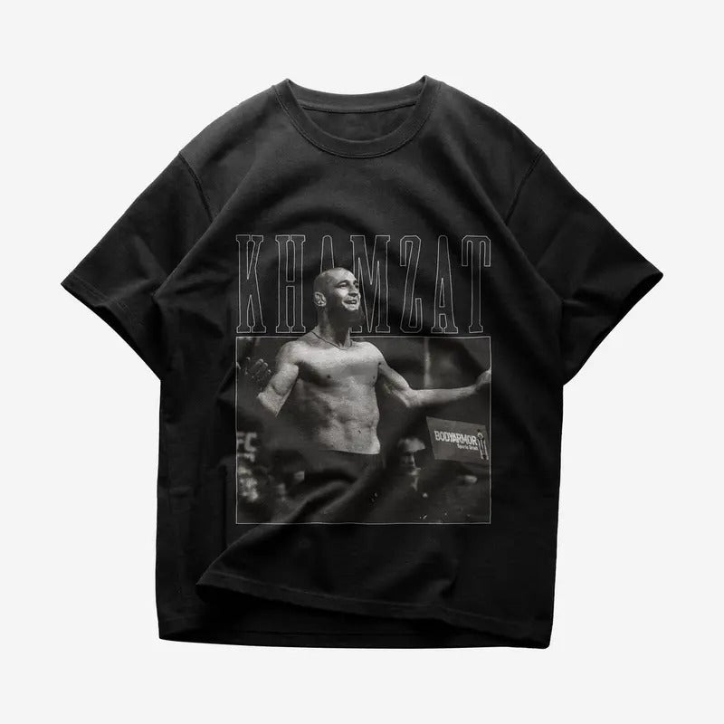 Khamzat chimaev Shirt Vintage 90s Grapic Tee Unisex Tshirt Bootleg Sweatshirt Hoodie | UrbanDripWear.com