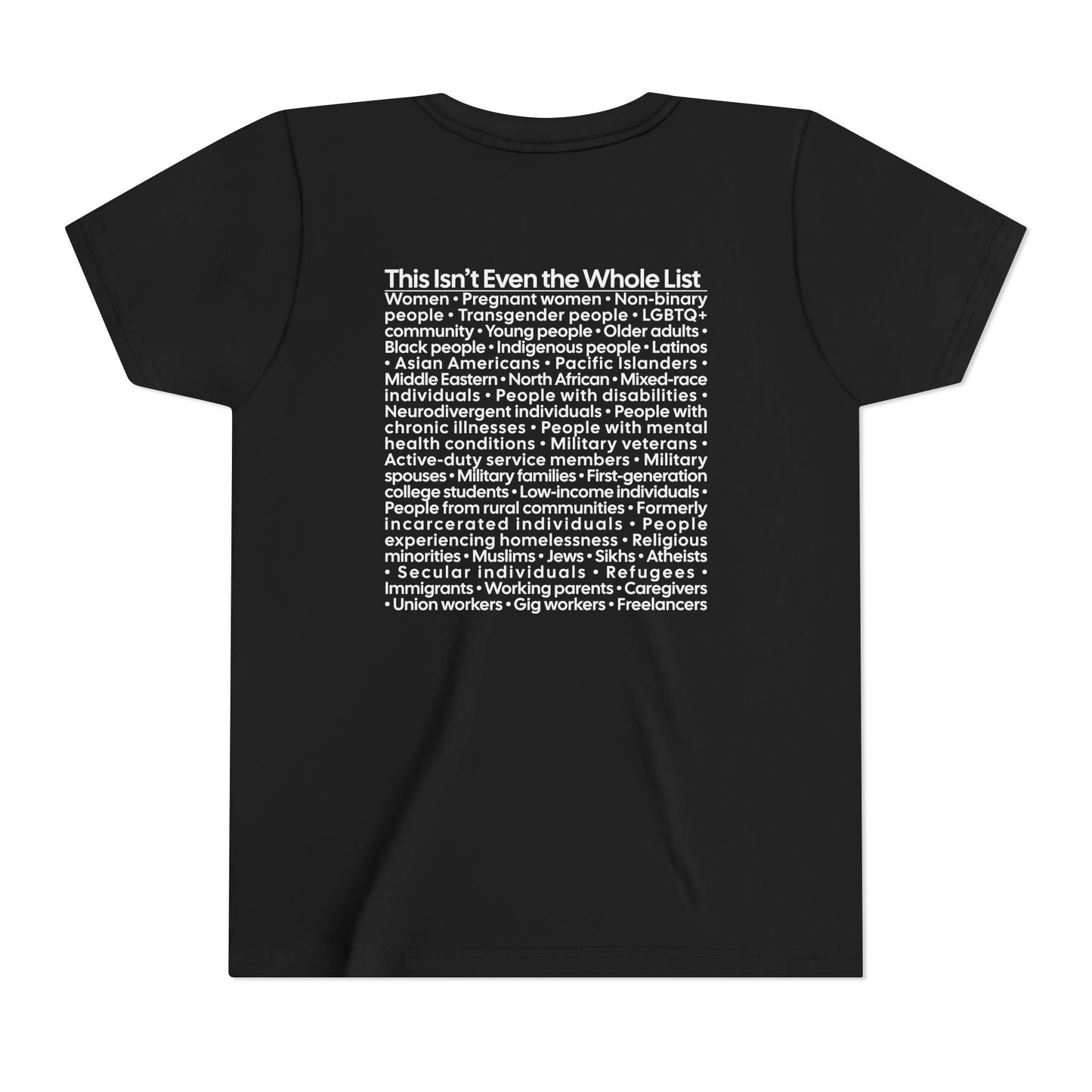 *Kid Size* You're Probably DEI Too Youth Tee (Front & Back Design)
