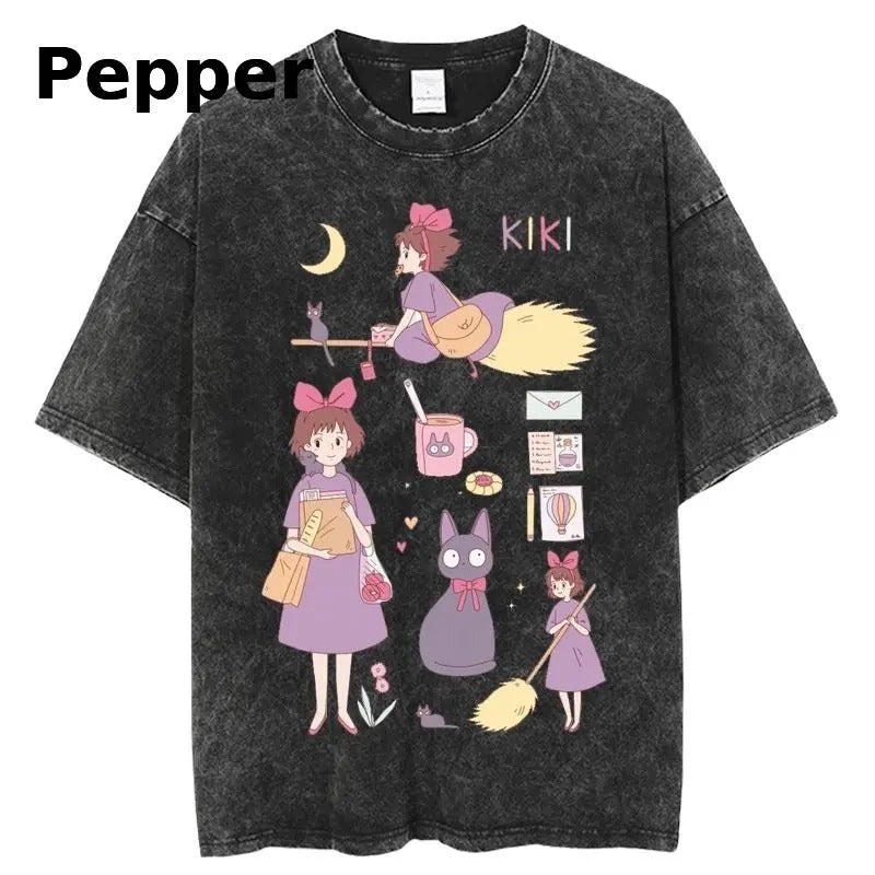 Kiki's Delivery Service Graphic T-Shirt, Anime Shirt Hoodie, Sweatshirt | UrbanDripWear.com