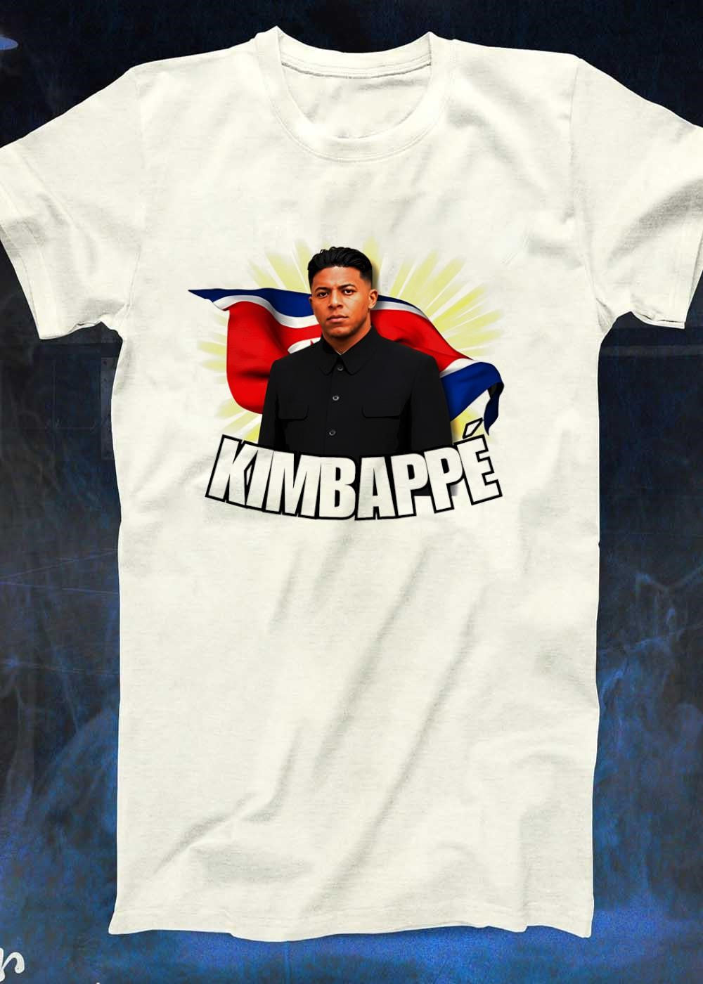 Kimbappé North Korea Leader Football Graphic T-Shirt