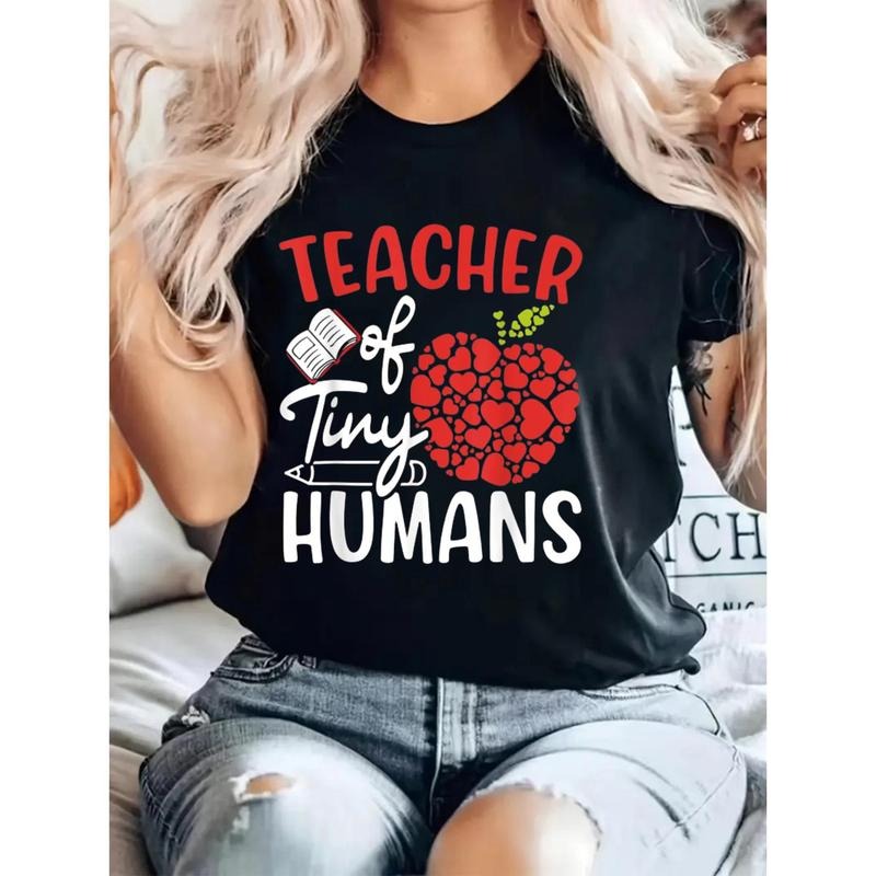 Kindergarten Teacher Graphic Print Solid T-Shirt Hoodie, Sweatshirt | UrbanDripWear.com