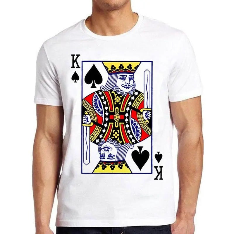 King Coronation British England Poker Lucky Playing Card Casino Cool Gift Mens Womens Unisex Design Style Top Tee T Shirt...