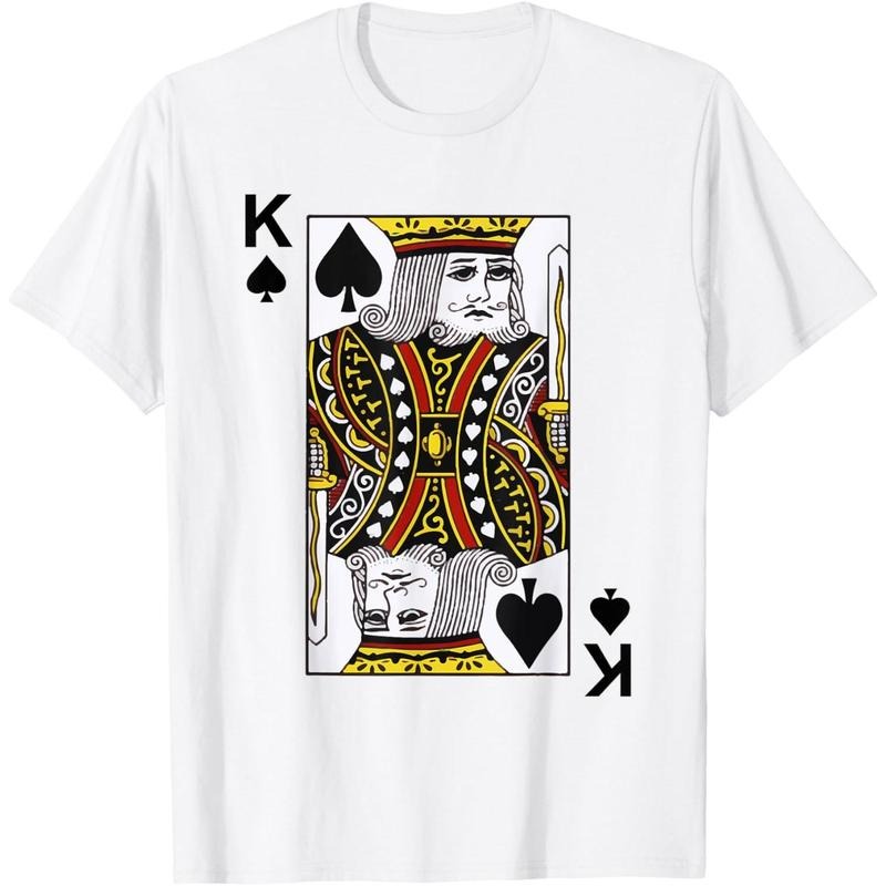 King of Spades Tshirt Blackjack Cards Poker 21 K Tee shirt T-Shirt made in usa Hoodie, Sweatshirt | UrbanDripWear.com