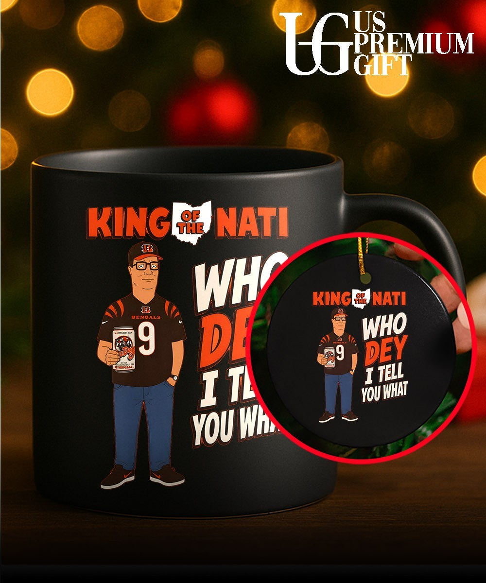 King of the Nati Who Dey I tell you what Cincinnati Bengal shirt