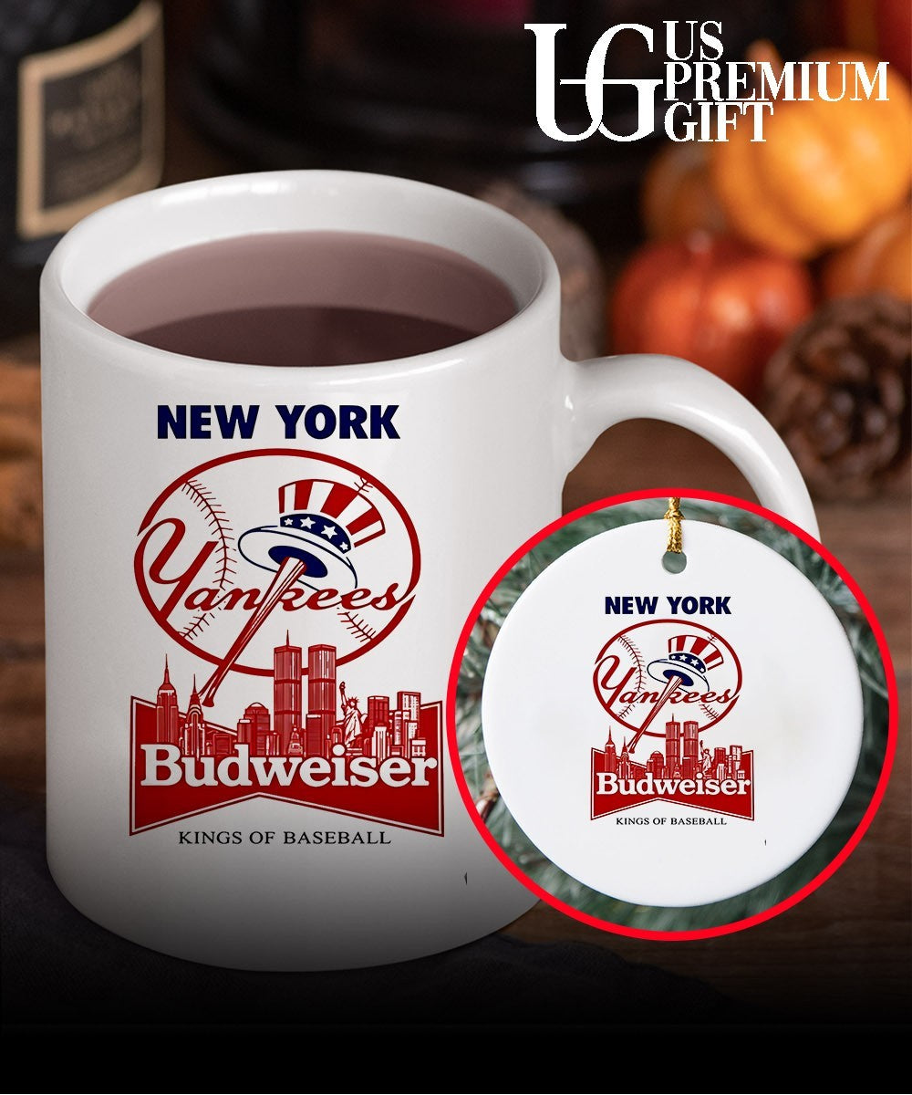 Kings of Baseball New York Yankees Budweiser Landmark Skyline shirt
