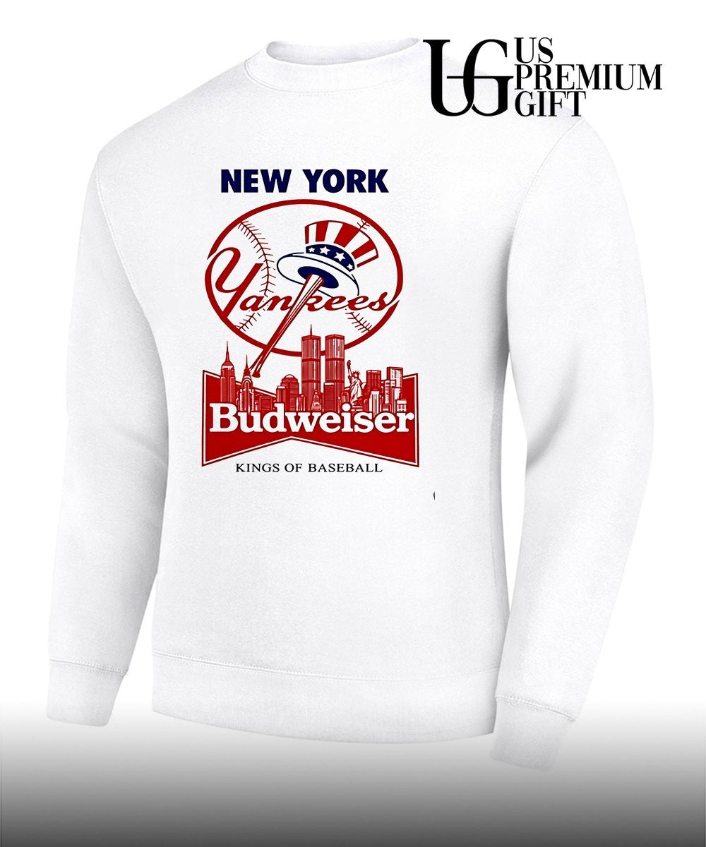Kings of Baseball New York Yankees Budweiser Landmark Skyline shirt