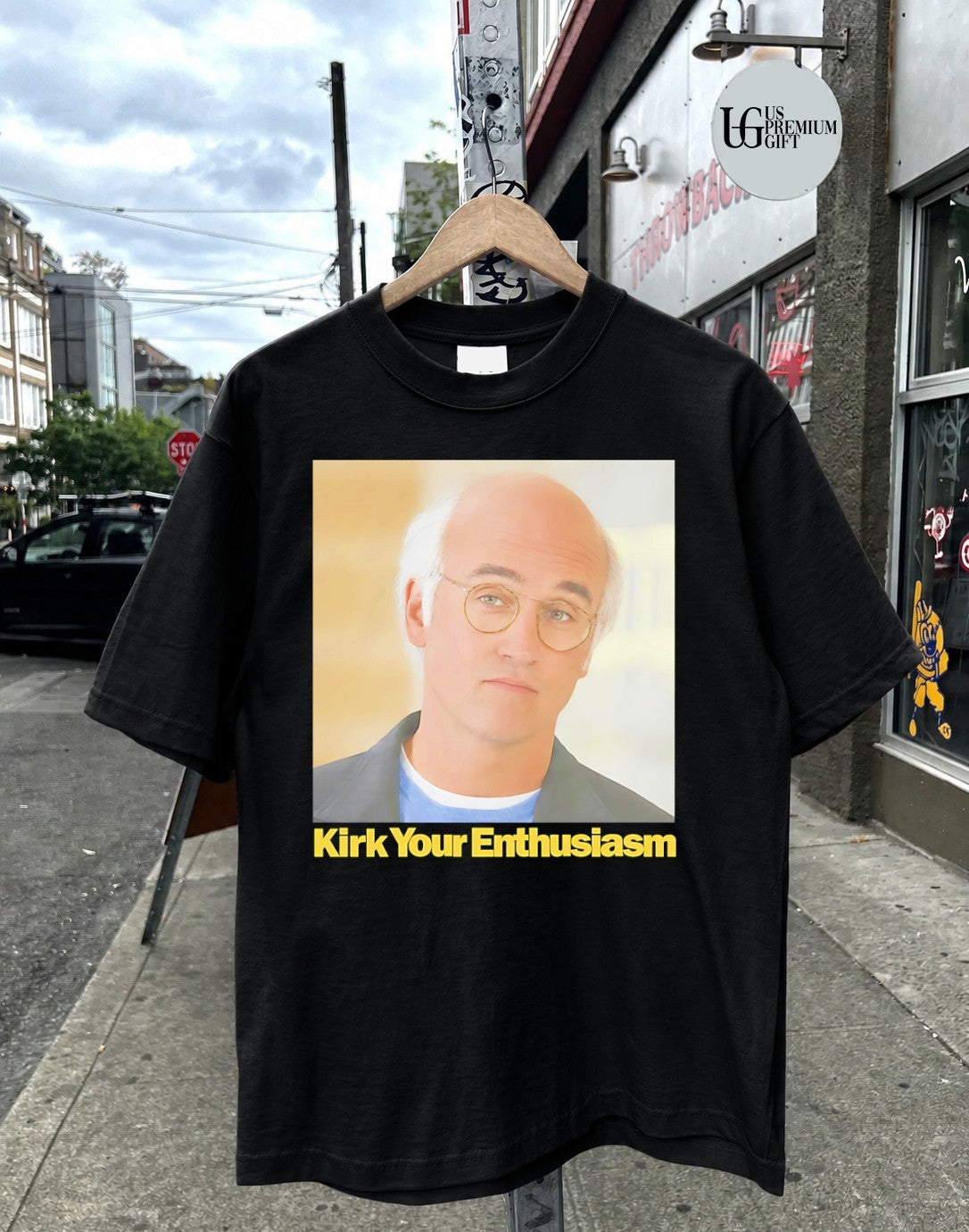 Kirk Your Enthusiasm portrait shirt
