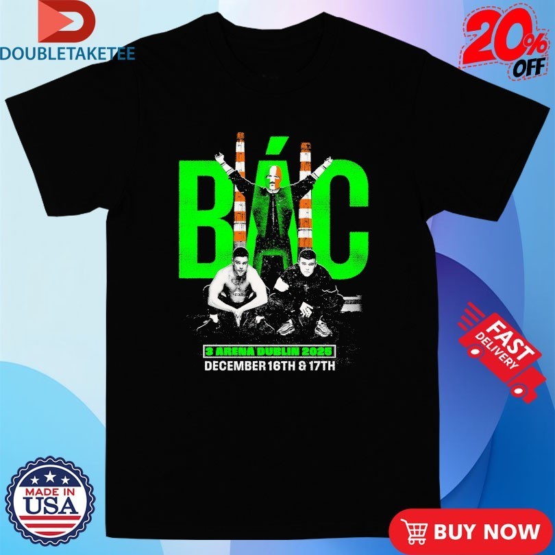Kneecap BAC 3 Arena Dublin 2025 Shirts