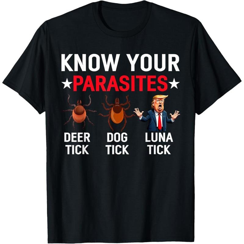 Know Your Parasites Anti-Trump Meme Trump Parody Tick Resist T-Shirt Hoodie, Sweatshirt | UrbanDripWear.com