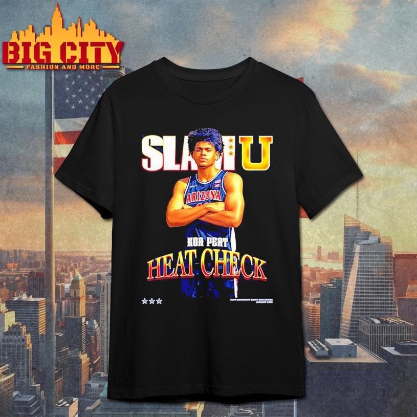 Koa Peat Arizona Wildcats Heart Check SlamU Shirt