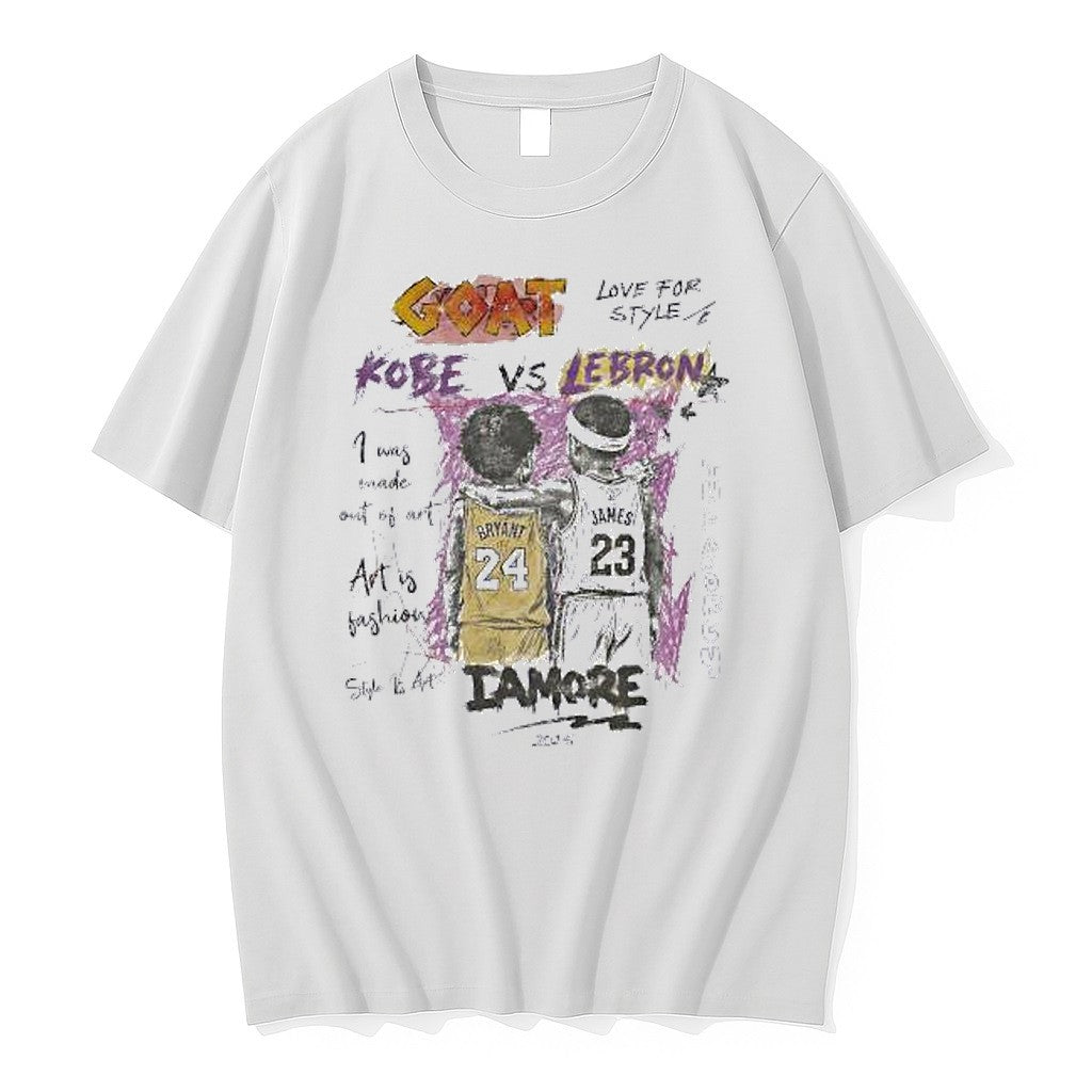Kobe Vs Lebron Goat I Am More Art Tshirts Sweater Hoodie Jpg