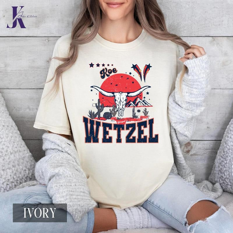 Koe Wetzel Bullhead Cowboy Comfort Colors T-Shirt, Hoodie, Sweatshirt | UrbanDripWear.com