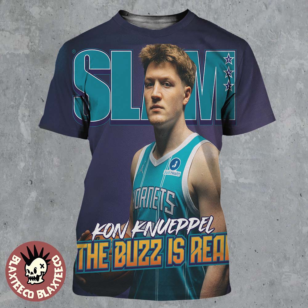 Kon Knueppel Charlotte Hornets SLAM 261 Cover The Buzz Is Real All Over Print Shirt