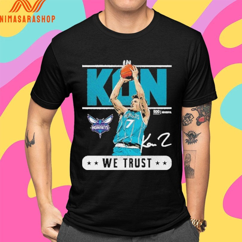 Kon Knueppel Charlotte Hornets Trust We Trust Shirts
