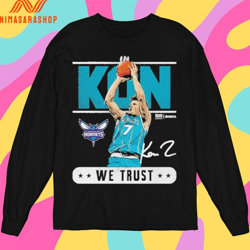 Kon Knueppel Charlotte Hornets Trust We Trust Shirts