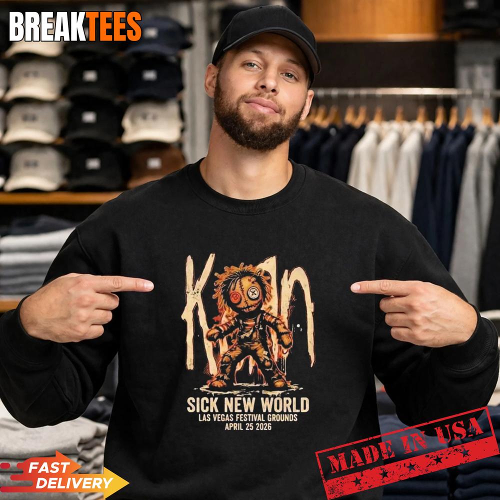 Korn Sick New World Festival 2026 At Las Vegas Festival Grounds On April 25 2026 T-Shirt