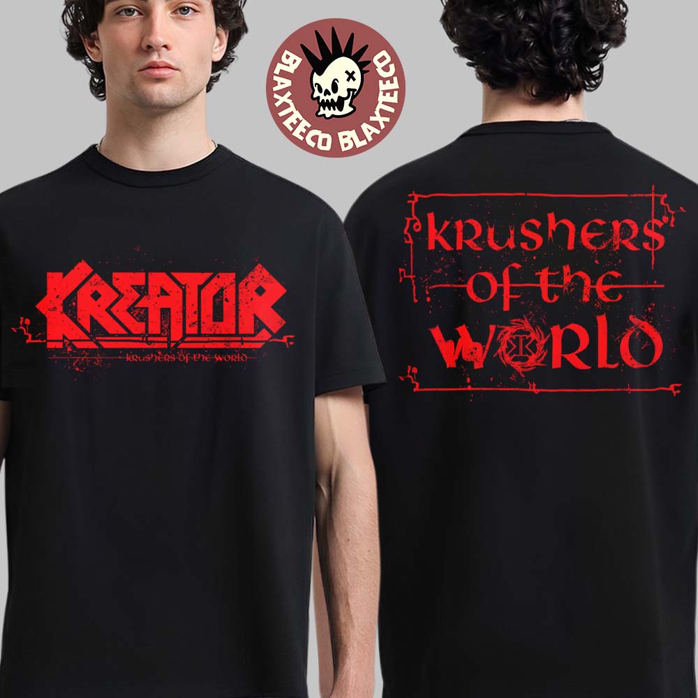 Kreator Krushers Of The World Album Merch Logo T-Shirt