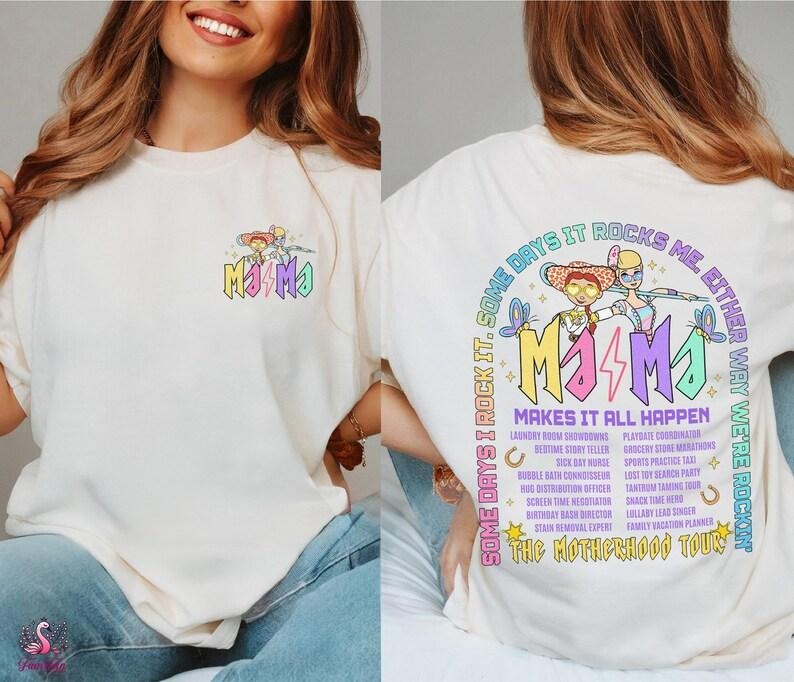 Krystle Dizon T0y St0ry The Motherhood Tour T-shirt, Mama Rock Tour Sweatshirt, Gifts For Mom, Unisex Graphic Tee, Smooth...