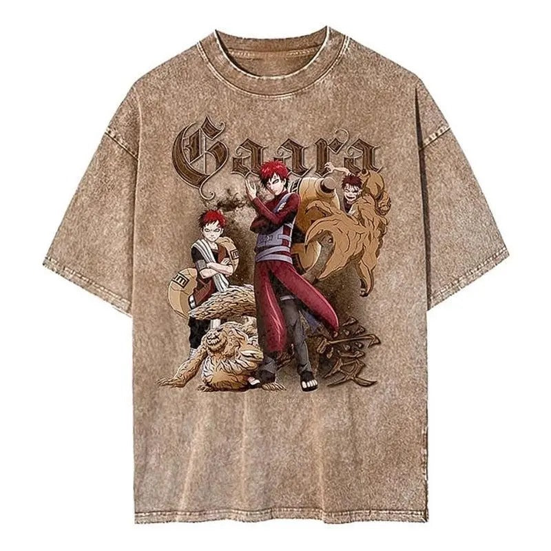 Kujo Gaara V2 Vintage #Oversized T Shirt Anime Merch Soft Cotton Unisex Shirt Rare Gift for Him Gift For Her Vintage Y2K...