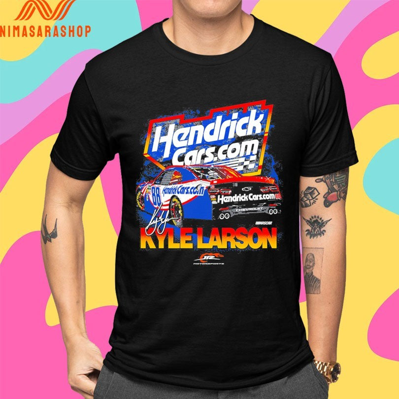 Kyle Larson #88 Hendrick Cars Signature Shirts