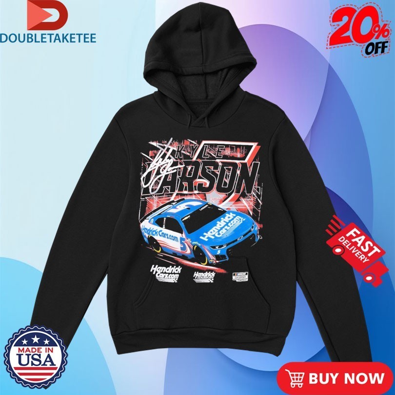 Kyle Larson Classic Ink #5 Hendrickcars.com Nascar Cup Champions Shirts